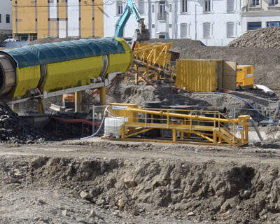 TROMMEL : un tambour géant pour traiter sur site les terres polluées